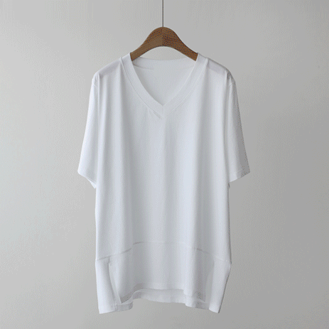 Entby V-neck T-shirt T2597