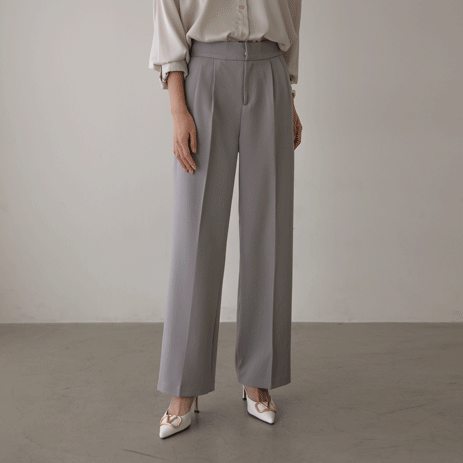 Ellipin Semi-Wide Long Slacks P5188