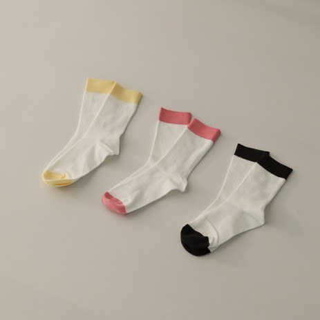 Temberd color combination socks F1145