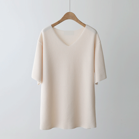 Afden V-neck Short T shirts T3995