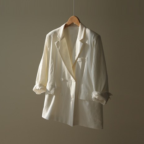 Veiled Linen Jacket U4391