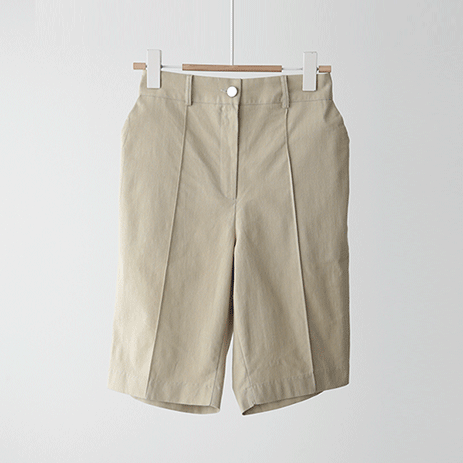 Kmola Linen Half-length Pants P5671