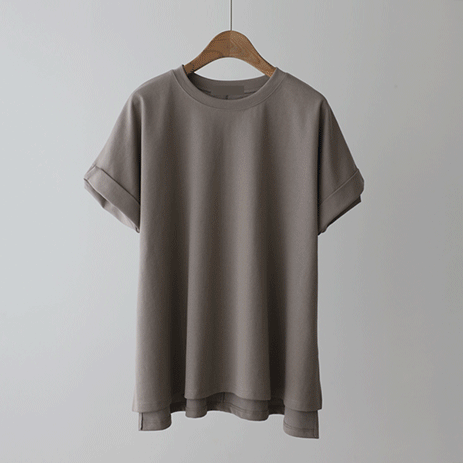 Victoren Unbalanced Short T shirts T4963