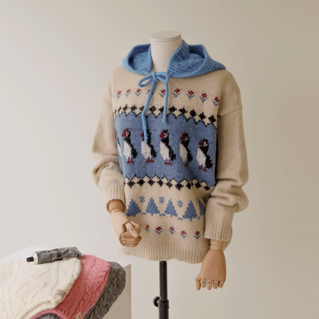 Fetic Alpaca Wool Knit Hat F1201