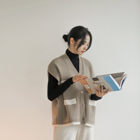 Susushi Wool knit Vest U4932