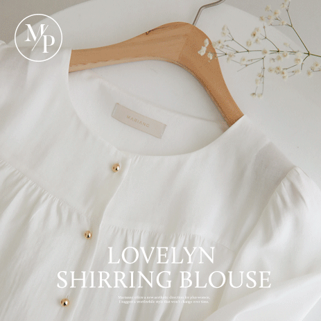 Lovelin Shirring Blouse Z109