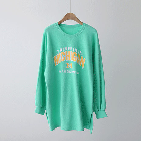 Mizanga Puff Long Sweatshirt T7223
