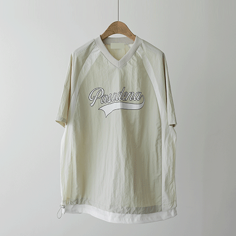 Seogiji V-neck Short T shirts T7412