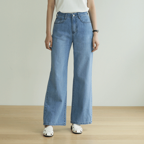 Plewi semi-wide long pants P6231