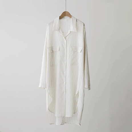 Beginner Linen Long Shirt T7849