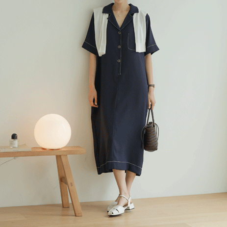 Yammerki Collar Onepiece D6883