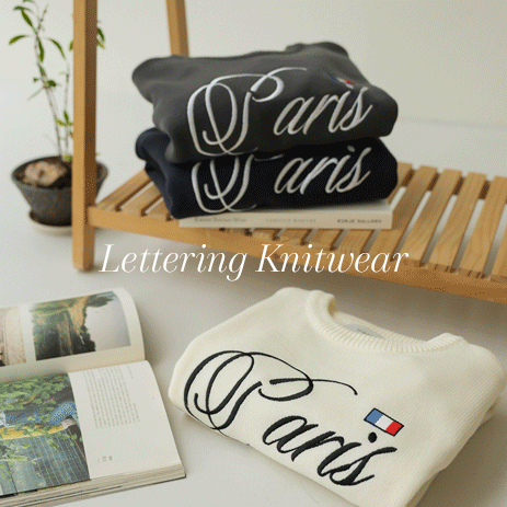Front embroidery Knit K3737
