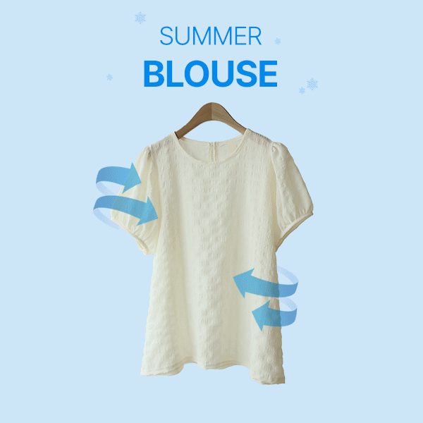 Pudunon Puff Blouse T10329