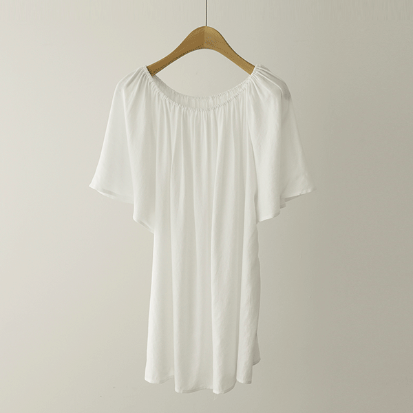 Dopurin Shirring Blouse T10374