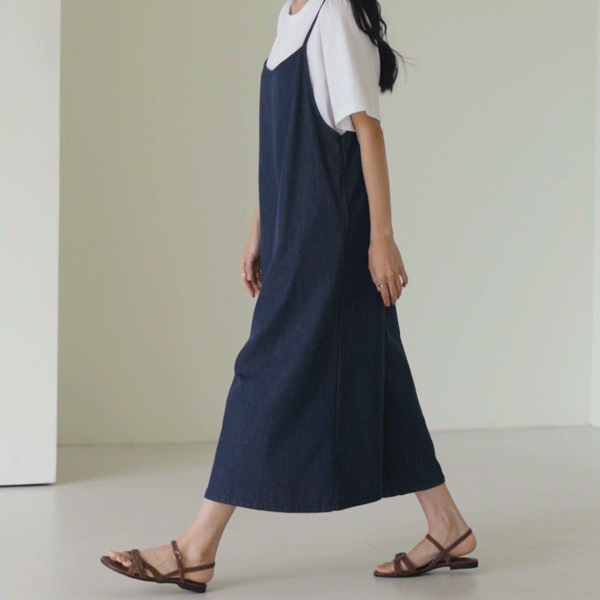 Zukako Denim Jumpsuit P7086
