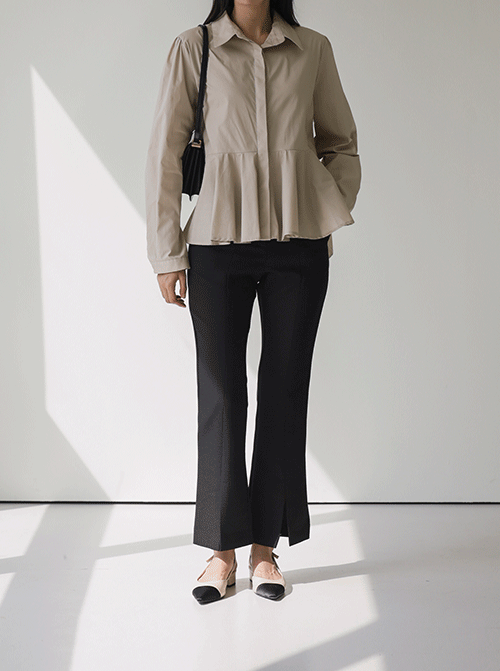 Dojoli Back Pin Tuck Shirt T10750