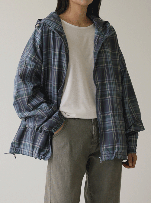 Eodo Check Hood Jumper U5905