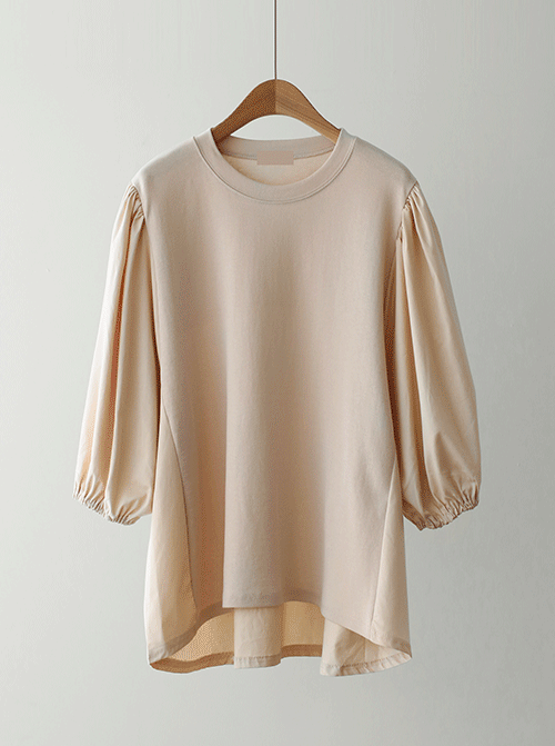 Wheat Flour Puff T-shirt T10798
