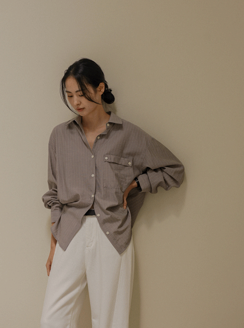Terseme Stripe Shirt T10825