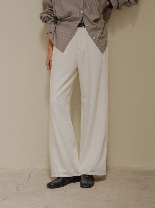 Nusuber Semi-Wide Long Pants P7127