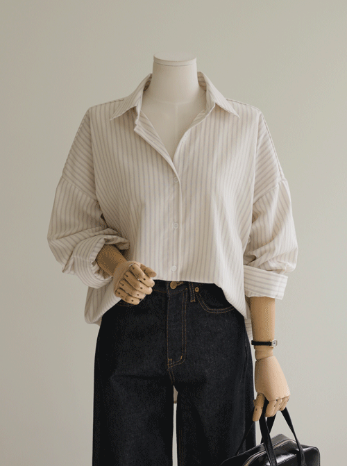 Zupuser Stripe Shirt T10836