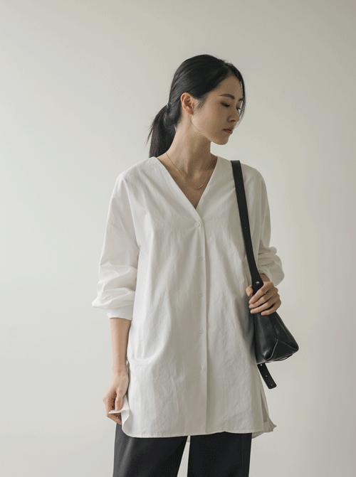Fedumi No Collar Shirt Z304