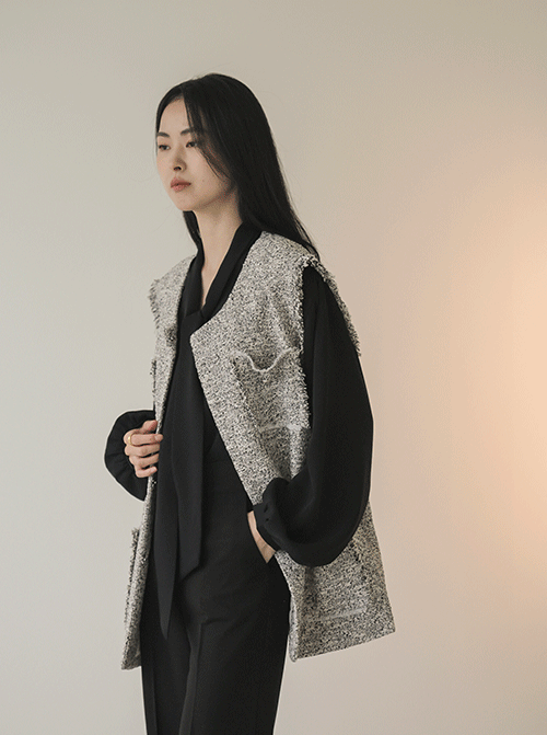Forgeber Tweed Vest Z307