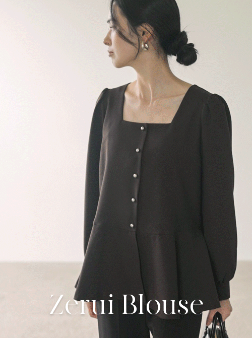Jerri Square Neck Blouse T10865