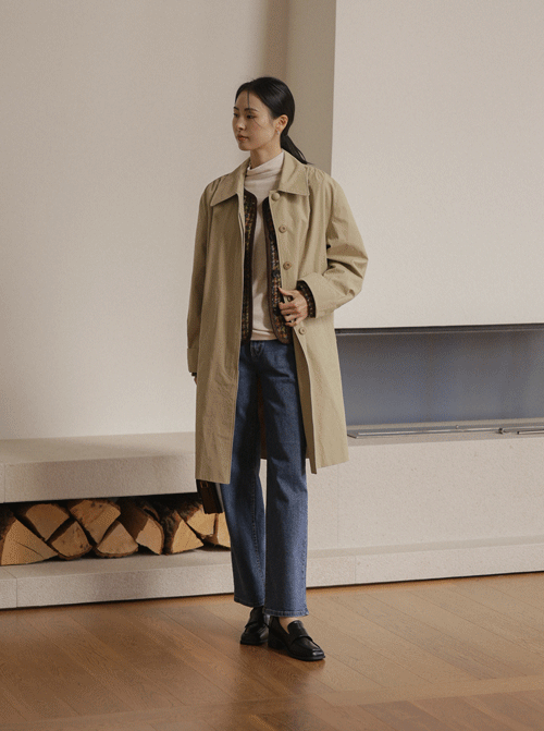 Yellow Trench Coat U5941