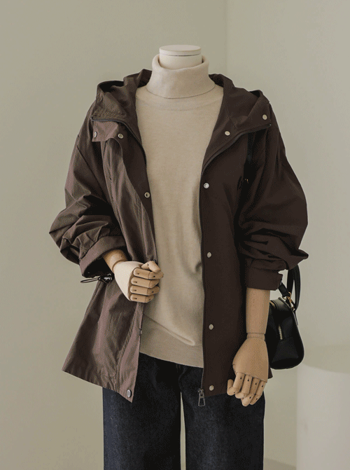 Carpon string Hood Jumper U5954