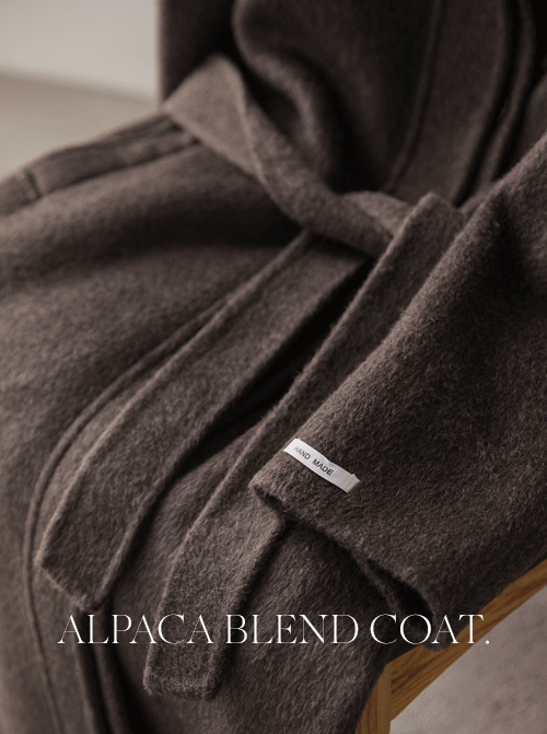 Carmille Alpaca Wool Coat U5956