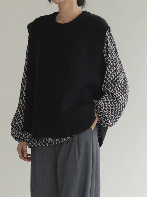 Toremf Zipper Knit Vest K4111