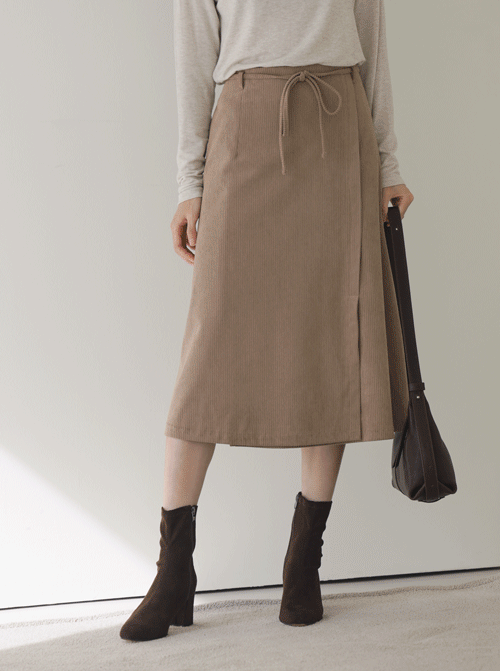 Virno Corduroy Skirt SK2765