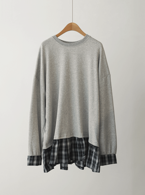Diras layered long t-shirts T10977