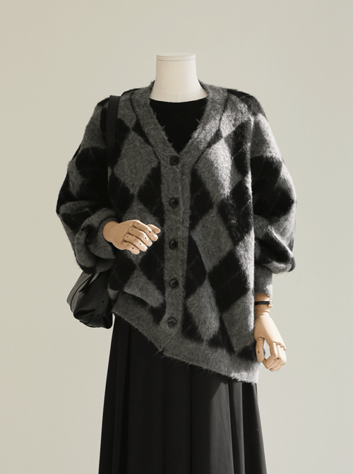 Current Argyle Cardigan C2554