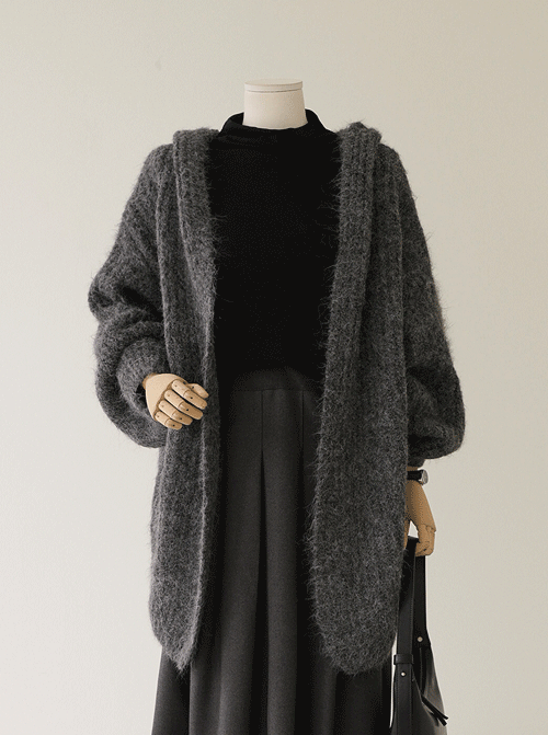 Rubend Hood Long cardigan C2557