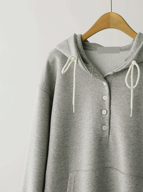 Ecoren Button Hoodie T11033