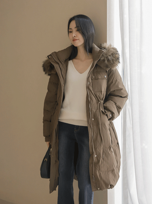 Headenco Hood Duck Down Long Padding Z380