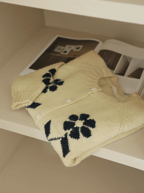 Herkel Flower Cardigan Z406
