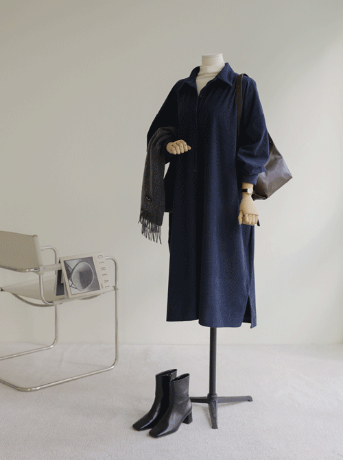 Yellid Corduroy One Piece D7795