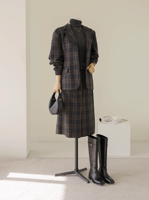 Cramp Skirt Wool Set U6028