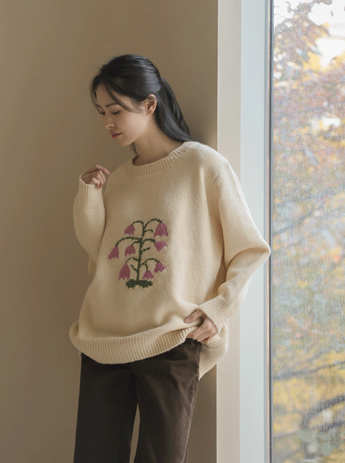 Noras Flower Knit K4160