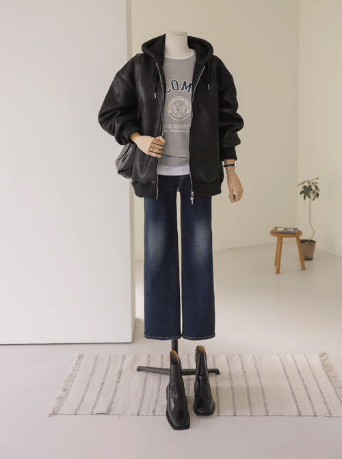 Garne swede coat Hood Jumper U6046