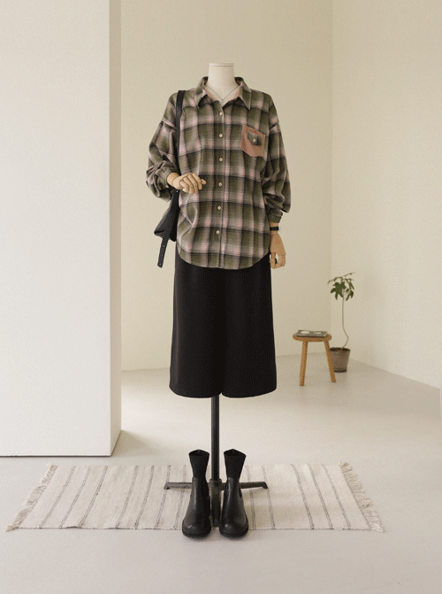 Louise Check Shirt T11105