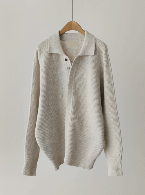 Yurena Collar Wool Cardigan C2602