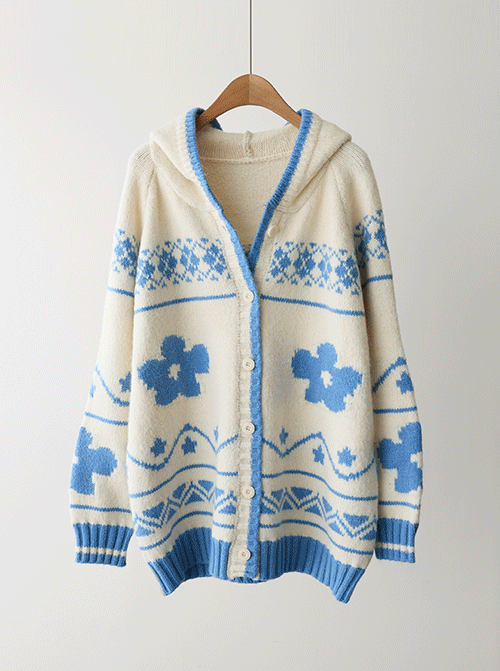Hi-Pin Hood Cardigan C2604