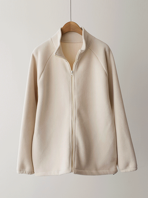 BLETA Fleeced Zip-up jacket U6061