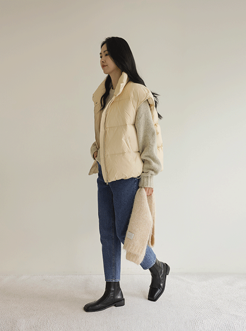 Wieselt Duck Down Padded Vest U6067