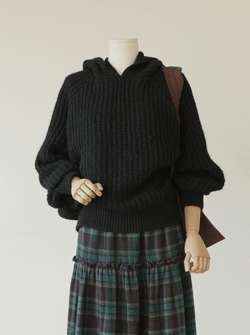 Incre Hood Knit K4175