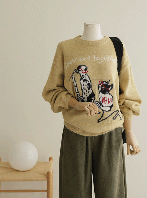 Caropin Wool knit K4176